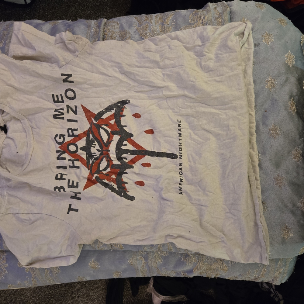 Bring Me The Horizon T-Shirt with Red and Black Design
